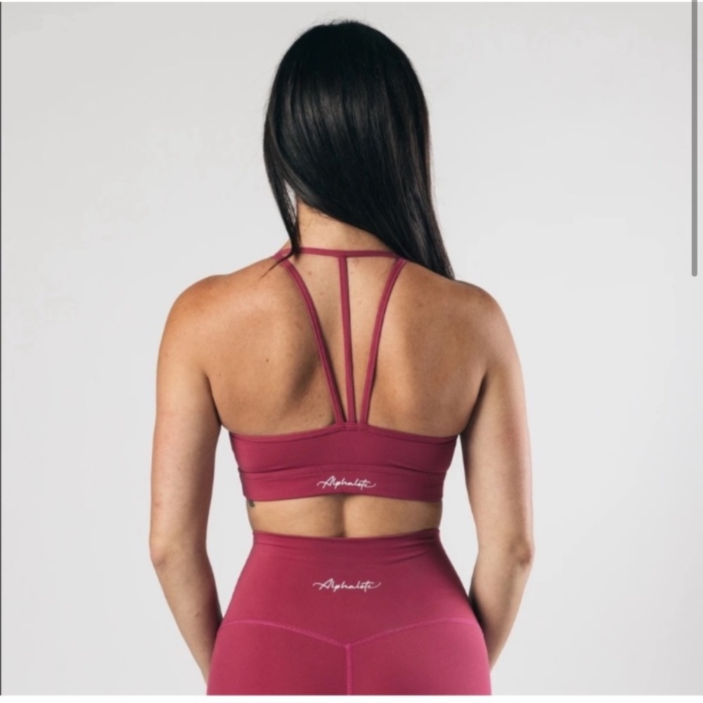 Alphalete tri bra sports bra